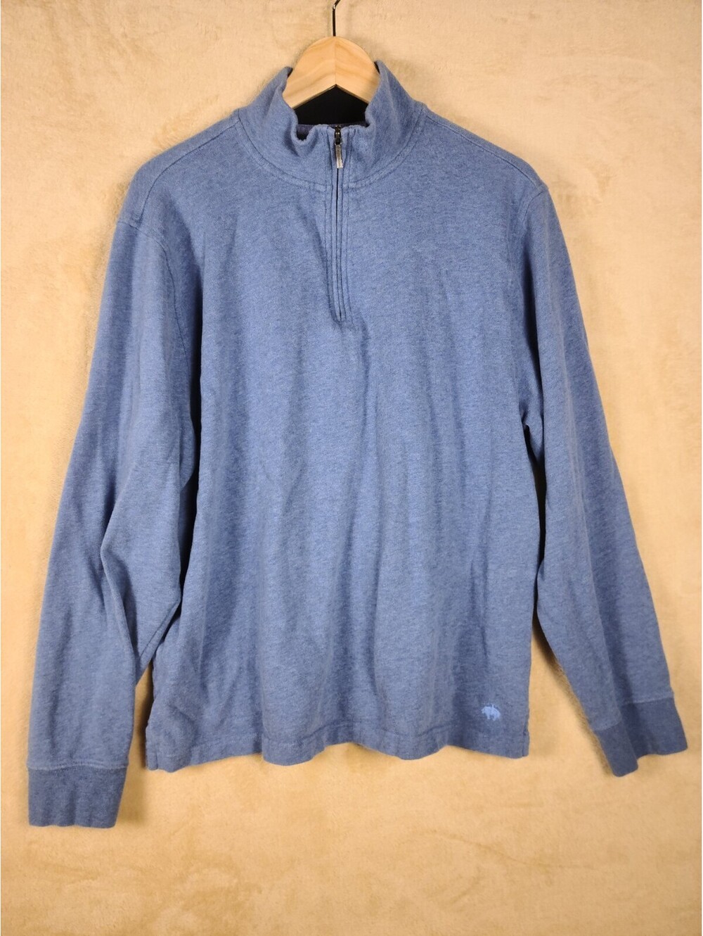 Brooks Brothers Large Light Blue Quarter Zip